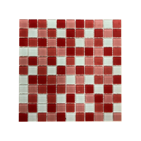 MOSAICO - ROJO Y BLANCO 30x30 (4009)