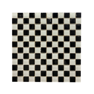 MOSAICO - BLANCO Y NEGRO 30x30