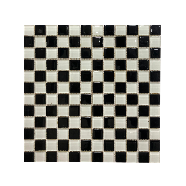 MOSAICO - BLANCO Y NEGRO 30x30