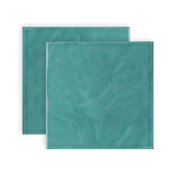 ELIANE - VERDE AGUA ONDA 20x20